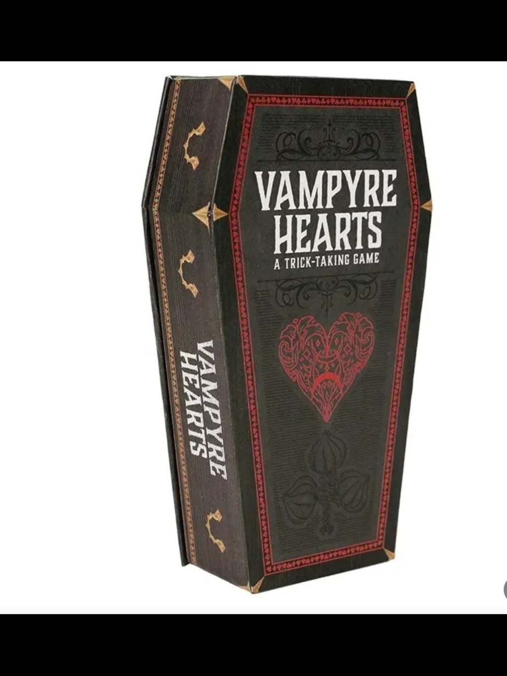 Vampyre Hearts Card Game - Coffin Box (Black & Red)